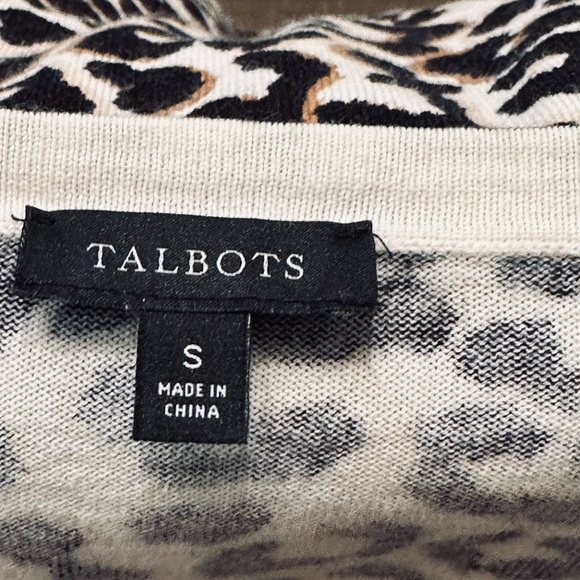 Talbots Cheetah Sweater - Picture 3 of 4